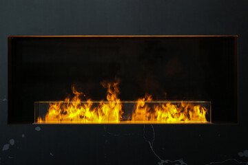 Electric water vapor steam fireplace