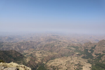 Fototapeta na wymiar Semien Gebirge, Äthiopien