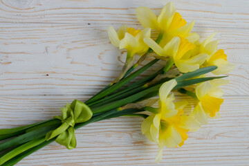 yellow daffodils bouquet