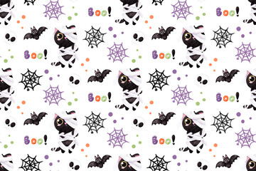 Halloween Background, Seamless Patterns, halloween, black cat, halloween pattern, cute background, pattern background, cute black cats
