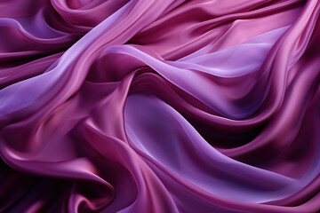 Close up of a pink and purple soft satin texture abstract background generative ai
