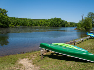 Kayaks at French Creek State Park