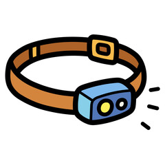 head light filled outline icon style