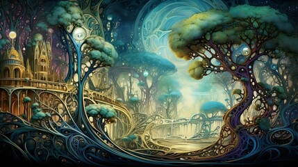 Fototapeta premium fractal background