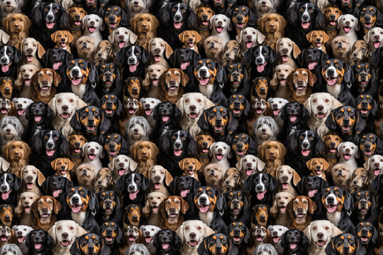 a lot of cute dogs, generative ai