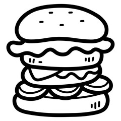 hamburger line icon style