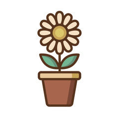 Flower In The Pot