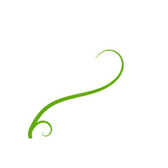 Obraz premium Green Liana Illustration