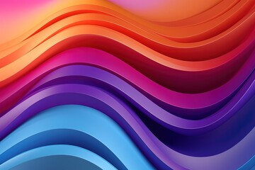 Amazing Abstract Concept. 5K Wallpaper of some Colorful Shapes.