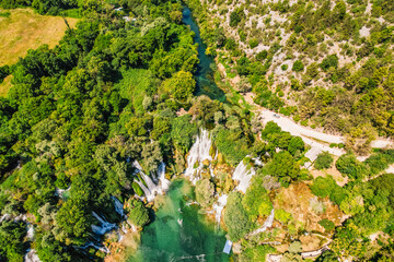 Kravice waterfall on the Trebizat River in Bosnia and Herzegovina