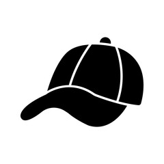 Baseball hat sketch icon for web, mobile and infographics color editable