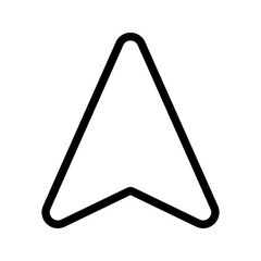 Direction icon. sign for mobile concept and web design color editable