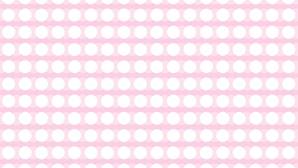 Pink background with white dots