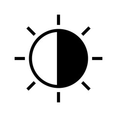 Contrast icon, brightness icon color editable