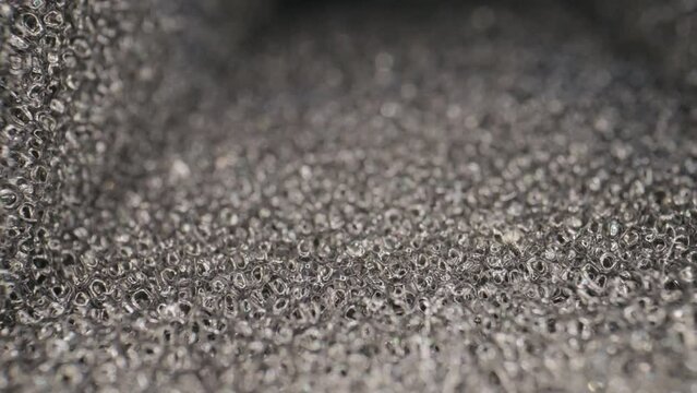Extreme macro details from sponge foam texture sheet