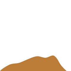Abstract Mountain Shape