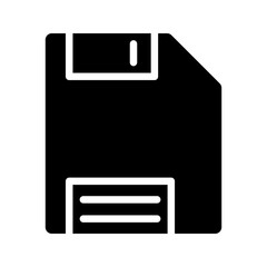 Magnetic floppy disc save icon color editable