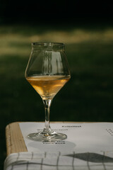 Glass of white wine