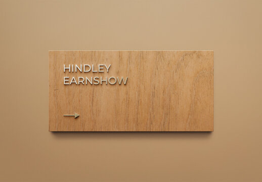 Logo Mockup Template Style Effect Gold Wall Badge Mockup 3D Metal Text Wood Concrete