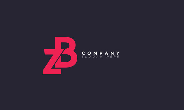 ZB Alphabet letters Initials Monogram logo BZ, Z and B