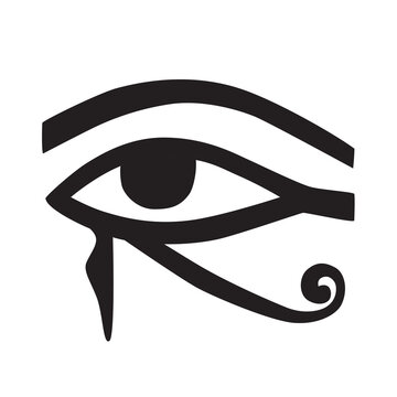 Eye of Horus symbol. Vector graphics