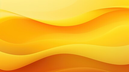 Yellow abstract background with gradient waves, generated by AI