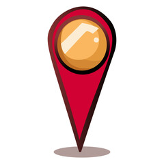 navigation sign drawing vector illustration