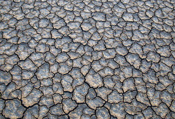 Texture soil dry crack background pattern of drought lack of water of nature old broken.