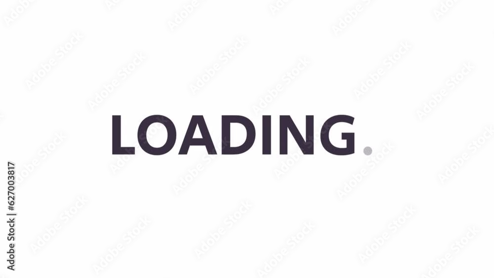 Poster minimalistic installation process bw loading animation. preloader simple 2d cartoon monochrome text 