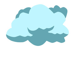 Cloud vector illustration