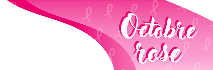 Bannière Octobre rose