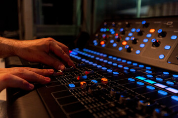 dj mixing console