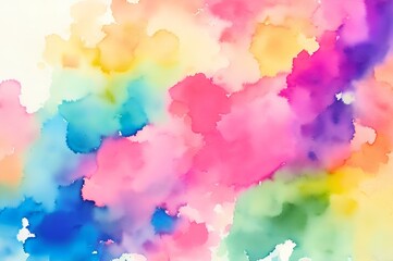 Obraz premium abstract colorful painted watercolor background