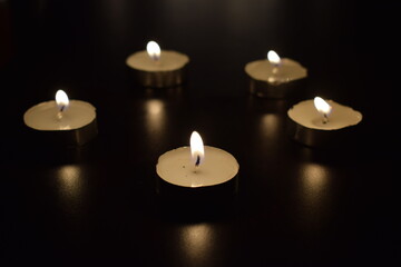 Obraz na płótnie Canvas Diwali Candles