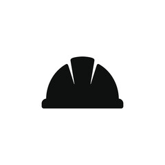 Construction helmet icon isolated on white background