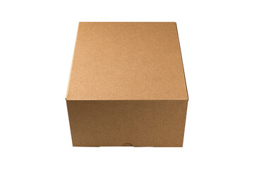 Parcel box isolated on white background.
Parcel box isolated on white background.

