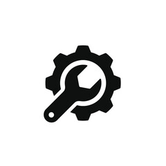 Maintenance icon isolated on white background