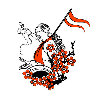 women with drum