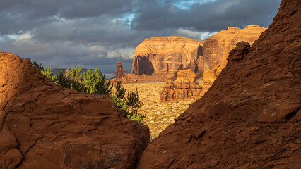 Mystery valley, Monument Valley Tribal Park, Arizona
