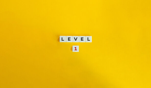 Level 1 Banner. Trading Screen, Stock Trading Concept Image.