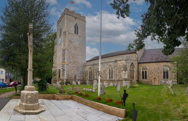 St Mary's Church (The Assumption of the Blessed Virgin Mary) in Haughley, Suffolk, UK