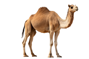 camel isolated on white background
