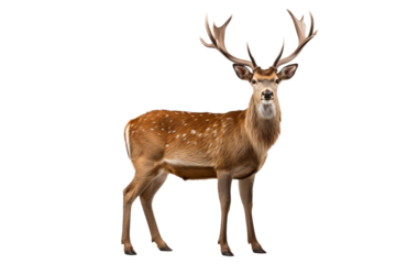 deer isolated on white background
