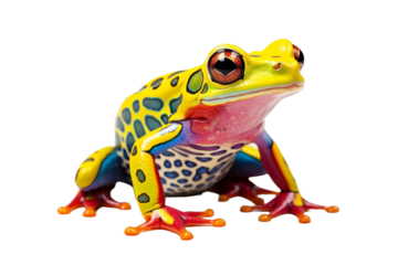 frog isolated on white background