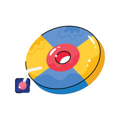 Bell vector filled outline Sticker. EPS 10 file