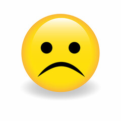 High quality emoticon vector on white background. Trending emoticon.