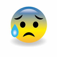 High quality emoticon vector on white background. Trending emoticon.