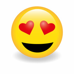 High quality emoticon vector on white background. Trending emoticon.