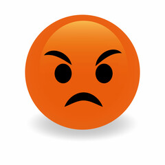 High quality emoticon vector on white background. Trending emoticon.