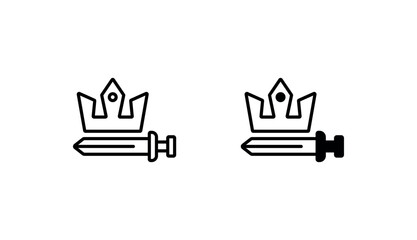 Naklejka premium War Game icon design with white background stock illustration